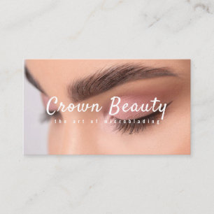Cartão De Visita Microblading Moderno, Sobrancelhas, Maquiagem Perm