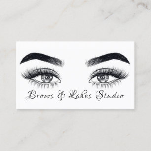 Cartão De Visita Microblading Moderno, Sobrancelhas, Maquiagem Perm