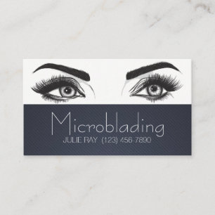 Cartão De Visita Microblading, Sobrancelhas, Tatuagem, Maquiagem Pe