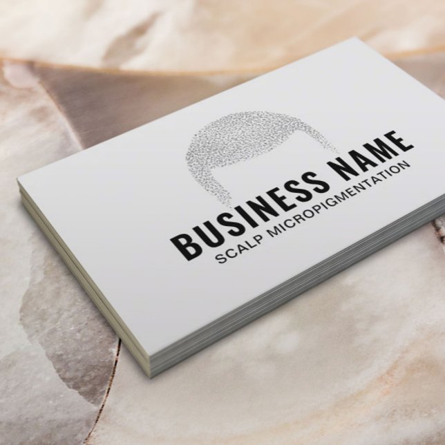 Cartão De Visita Micropigmentação Hair Tatto Professional Scalp (Criador carregado)