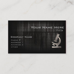 Cartão De Visita Microscópio legal