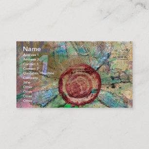 Cartão De Visita Mídia mista e ventilador digital