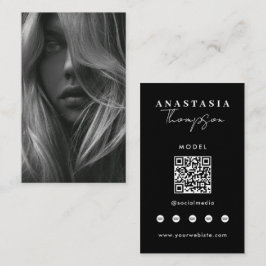 Cartão De Visita Mídia social do Criador de Conteúdo de Influenciad