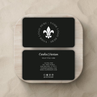 Cartão De Visita Mídia social do site de logotipo comercial persona