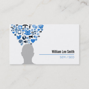 Cartão De Visita Mídia social/SEM/SEO