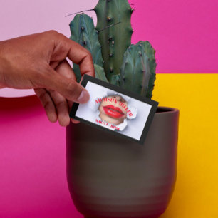 Cartão De Visita Mídia Social, Trendy Makeup Artist Código QR