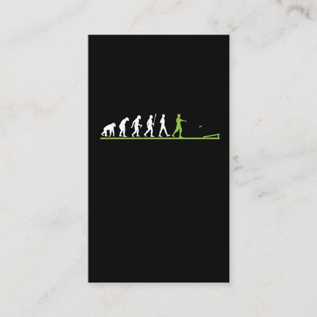 Cartão De Visita Milho engraçado das bolsas de feijão de Cornhole (Frente)