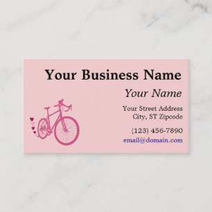 Cartão De Visita Mim [coração] minha bicicleta