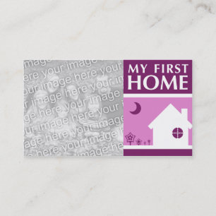 Cartão De Visita minha primeira casa (mod mauve)