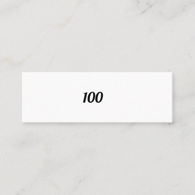 CARTÃO DE VISITA MINI 100 (Frente)