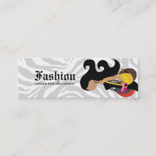 Cartão De Visita Mini 311- Tag do Fashionista de Monica