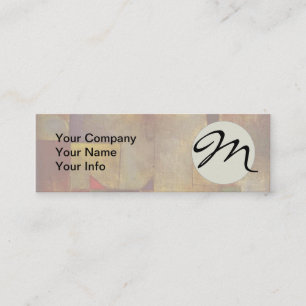 Cartão De Visita Mini Abstrato de Arte do Balão Vermelho de Paul Klee