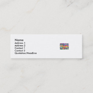 Cartão De Visita Mini ADN humano