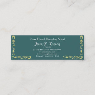 Cartão De Visita Mini Almond Tree brilhante de Vincent van Gogh.