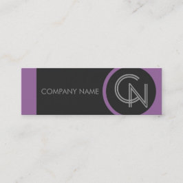 Cartão De Visita Mini Ametyst Purple Bold