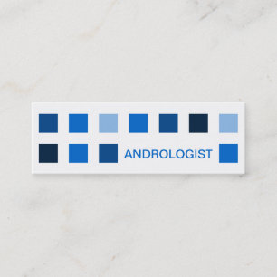 Cartão De Visita Mini ANDROLOGIST (quadrados-mod)