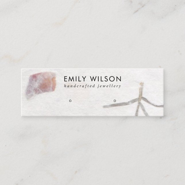 CARTÃO DE VISITA MINI APRESENTAÇÃO DE OUTROS ESTUDOS DE PAPEL PETAL PINK (Frente)