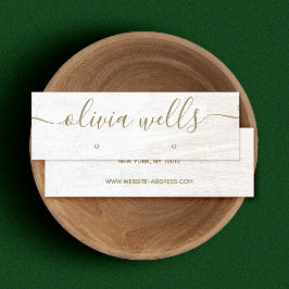 Cartão De Visita Mini Apresentação do Script de Assinatura da Madeira Br