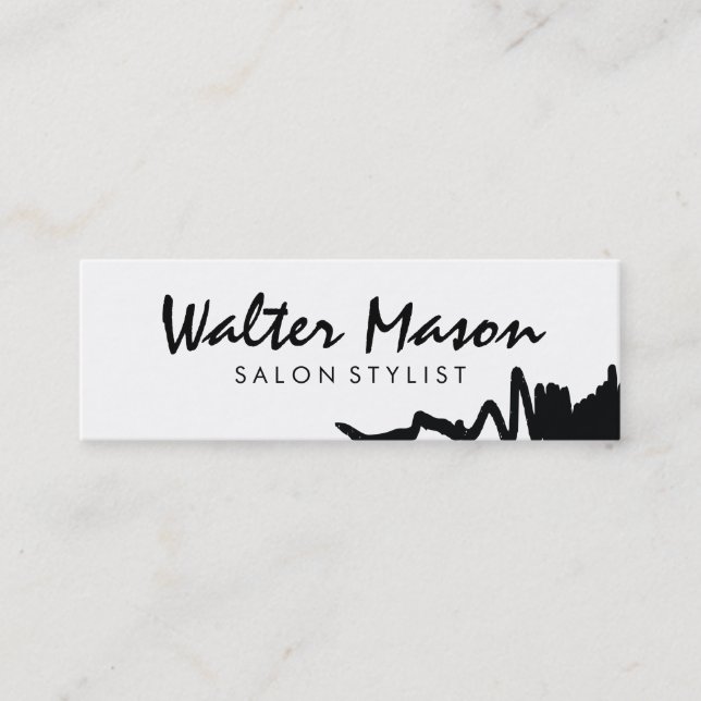 Cartão De Visita Mini Artesanato Bruto (Frente)