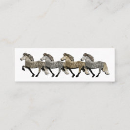 Cartão De Visita Mini Astrid Cavalos Islandeses