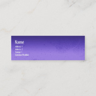 Cartão De Visita Mini Azul 2 do AMOR da ÁRVORE