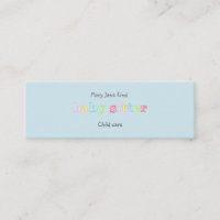 Babysitting & Child Care - Personalizável
