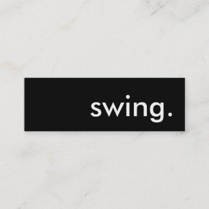 Cartão De Visita Mini balanço.