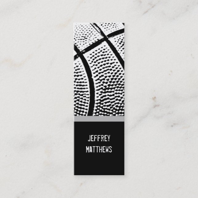 Cartão De Visita Mini Basquetebol (Frente)