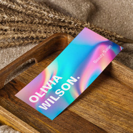 Cartão De Visita Mini Beleza dos ícones das mídias sociais esteticistas 