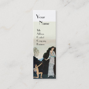 CARTÃO DE VISITA MINI BELEZA E CUPIDA - ARTISTA DO DESIGNER DE MASSA