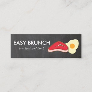 Cartão De Visita Mini Bife e quadro dos ovos