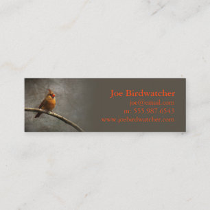 Cartão De Visita Mini Birdwatcher Goal