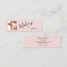 Blush Rosa Preto Script Foto Makeup 
