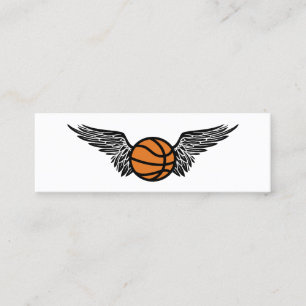Cartão De Visita Mini bola de basquete voadora