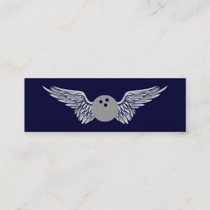 Cartão De Visita Mini bola de boliche voadora