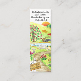 Cartão De Visita Mini Bookmarks de Deus