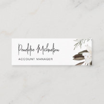 Borda do Boho Botânico com Letra Moderna