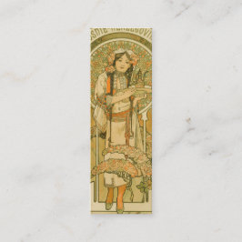 Cartão De Visita Mini Bósnia e Herzegovina por Alphonse Mucha (1900)