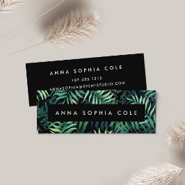 Cartão De Visita Mini Botânica tropical