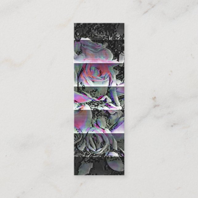 Cartão De Visita Mini Buquê Techno (Frente)