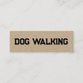 Cartão De Visita Mini Cachorro Andando