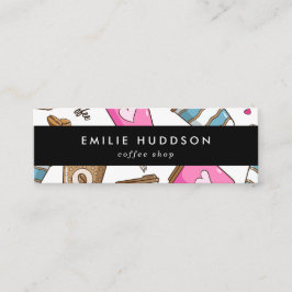 Cartão De Visita Mini Café, Café Feijão, Barista, Compro Café