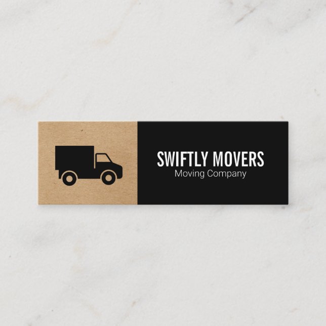 Cartão De Visita Mini Caminhão corporativo | Movers (Frente)