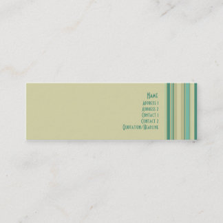 Cartão De Visita Mini Casa de praia • Profilecard