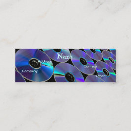 Cartão De Visita Mini CDs DJ