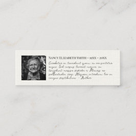 Cartão De Visita Mini Celebração de um marcador de festas