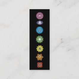 Cartão De Visita Mini chakras da ioga