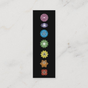 Cartão De Visita Mini chakras ioga