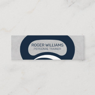 Cartão De Visita Mini Chalé  Contexto da Textura das Cinzas