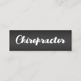 Cartão De Visita Mini Chiropractor